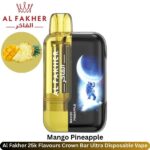 Al Fakher 25k Mango Pineapple Flavours Crown Bar Ultra Disposable