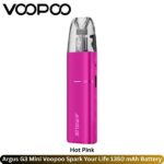Argus G3 Mini Voopoo Hot Pink 1350 mAh Battery