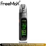 Freemax Rexa Pro Pod Vape Kit Gunmetal Battery 1300mAh
