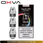 Oxva Nexlim Replacement Pods 4ml 0.6Ω