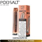 Pod Salt Onyx Cantaloupe Ice 4000 Puffs 20MG