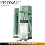 Pod Salt Onyx Lemon Lime 4000 Puffs 20MG