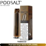 Pod Salt Onyx Tobacco 4000 Puffs 20MG