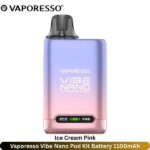 Vaporesso Vibe Nano Pod Kit Ice Cream Pink Battery 1100mAh