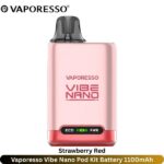 Vaporesso Vibe Nano Pod Kit Strawberry Red Battery 1100mAh