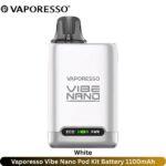 Vaporesso Vibe Nano Pod Kit White Battery 1100mAh