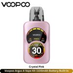 Voopoo Argus A Vape Kit Crystal Pink 1100mAh Battery