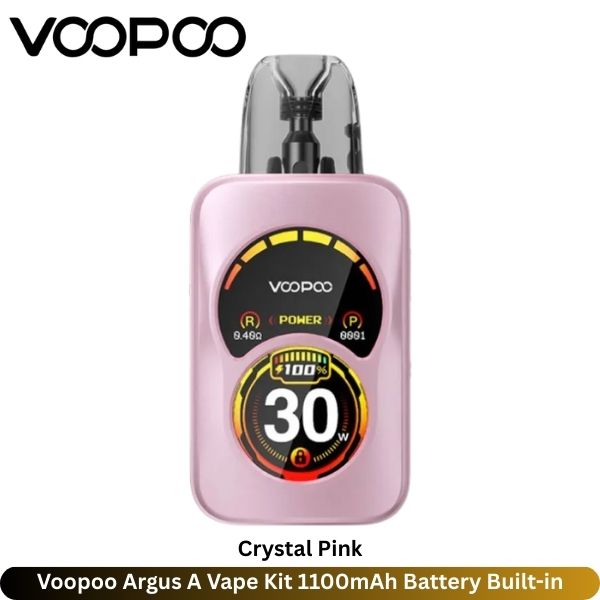 Voopoo Argus A Vape Kit 1100mAh Battery Built-in - Uaevapershop in Dubai Voopoo Argus A Vape Kit Crystal Pink 1100mAh Battery Built-in
