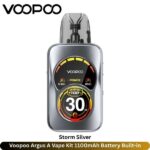 Voopoo Argus A Vape Kit Storm Silver 1100mAh Battery
