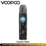 Voopoo Argus Matrix Vape Kit 30W Carbon Fiber