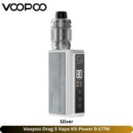 Voopoo Drag 5 Vape Kit Silver Power 5-177W