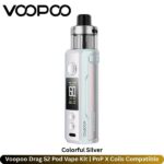 Voopoo Drag S2 Pod Vape Kit Colorful Silver