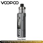 Voopoo Drag S2 Pod Vape Kit Gray Metal