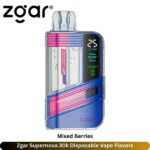 Zgar Supernova 30k Disposable Vape Mixed Berries Flavors