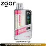 Zgar Supernova 30k Disposable Vape Strawberry Mango Flavors