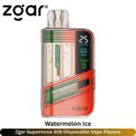Zgar Supernova 30k Disposable Vape Watermelon Ice Flavors
