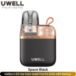 Caliburn G3 Lite Koko Uwell Pod Kit Space Black
