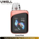 Caliburn G4 Pro Koko Vape Kit Coral Pink