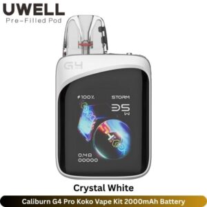 Caliburn G4 Pro Koko Vape Kit Crystal White
