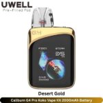 Caliburn G4 Pro Koko Vape Kit Desert Gold