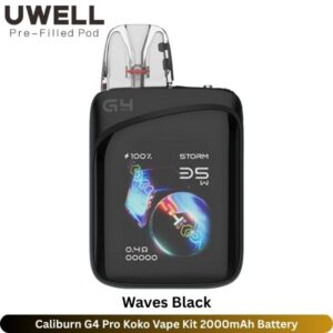 Caliburn G4 Pro Koko Vape Kit Waves Black
