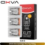OXVA Xlim Cartridge 0.8 Ω 3Pcs Top Filling