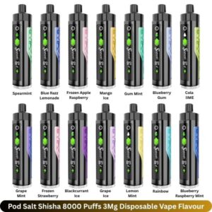 Pod Salt Shisha 8000 Puffs 3Mg Disposable