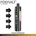 Pod Salt Shisha 8000 Puffs 3Mg Frozen Strawberry