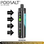 Pod Salt Shisha 8000 Puffs 3Mg Rainbow