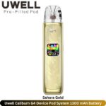Uwell Caliburn G4 Device Pod System Sahara Gold