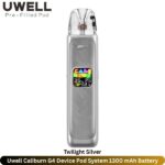 Uwell Caliburn G4 Device Pod System Twilight Silver