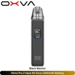 Xlime Pro 2 Vape Kit Black Warrior Oxva 1300mAh Battery