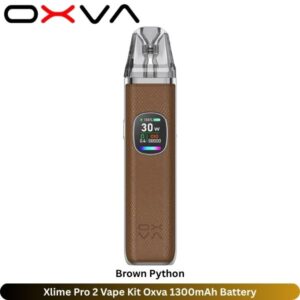 Xlime Pro 2 Vape Kit Brown Python Oxva 1300mAh Battery