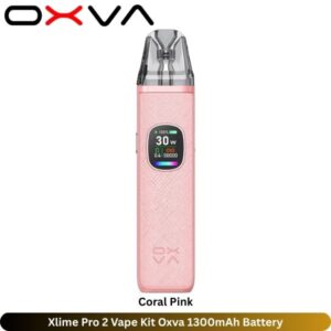 Xlime Pro 2 Vape Kit Coral Pink Oxva 1300mAh Battery