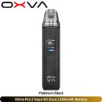 Xlime Pro 2 Vape Kit Platinum Black Oxva 1300mAh Battery