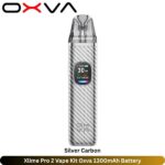 Xlime Pro 2 Vape Kit Silver Carbon Oxva 1300mAh Battery