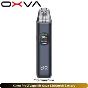 Xlime Pro 2 Vape Kit Titanium Blue Oxva 1300mAh Battery