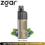 Zgar Disposable Retro Vape Berry Blast 10000 Puffs