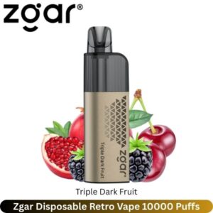 Zgar Disposable Retro Vape Triple Dark Fruit 10000 Puffs