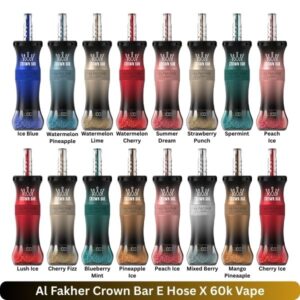 Al Fakher Crown Bar E Hose X 60k Vape Best In Dubai