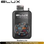 Elux Disposable Vape 50000 Puffs Blueberry Ice Flavors