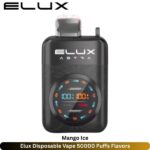 Elux Disposable Vape 50000 Puffs Mango Ice Flavors