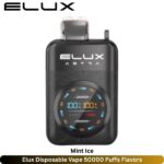 Elux Disposable Vape 50000 Puffs Mint Ice Flavors
