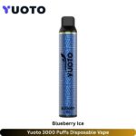 Yuoto 3000 Puffs Blueberry Ice Disposable Vape