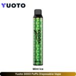 Yuoto 3000 Puffs Mint Ice Disposable Vape