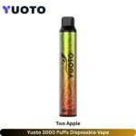 Yuoto 3000 Puffs Two Apple Disposable Vape