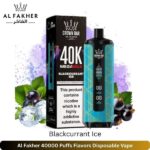 Al Fakher 40000 Puffs Flavors Blackcurrant Ice Disposable Vape