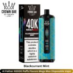 Al Fakher 40000 Puffs Flavors Blackcurrant Mint Disposable Vape