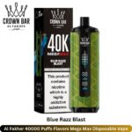 Al Fakher 40000 Puffs Flavors Blue Razz Blast Disposable Vape