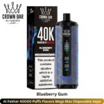 Al Fakher 40000 Puffs Flavors Blueberry Gum Disposable Vape